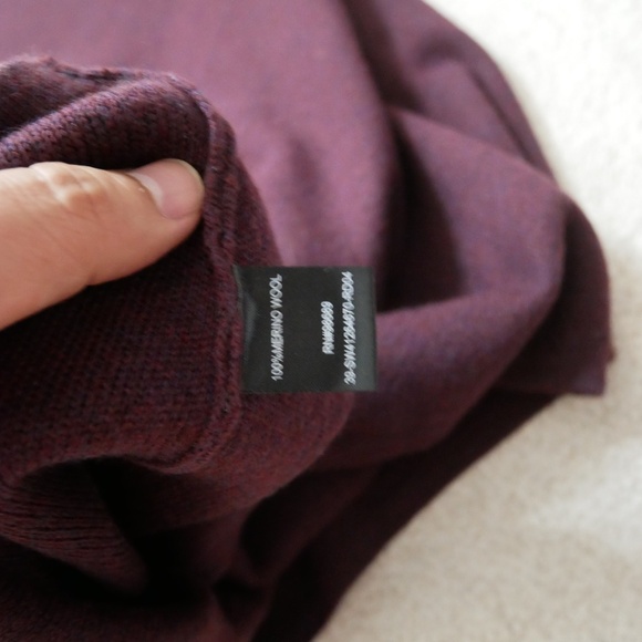 Todd Snyder 100% Merino Wool Ski Sweater Purple - Picture 4 of 6